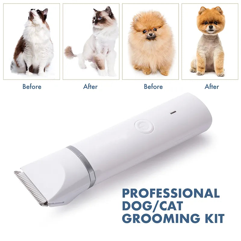 4-in-1 Rechargeable Pet Grooming Kit