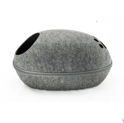 Washable Felt Cat Cave with Semi-Closed Design (4 variants)