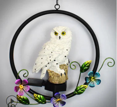 Unboring Abodes Solar Owl LED Hanging Light