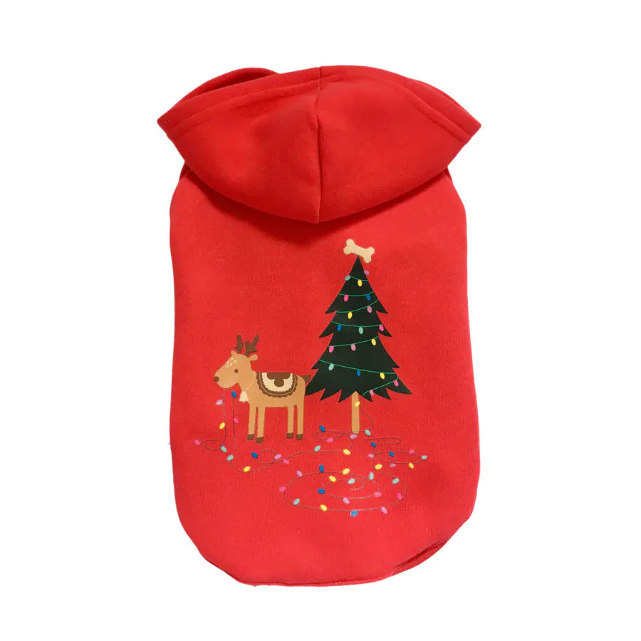Cotton Sweater Coat for Dogs - Christmas Apparel