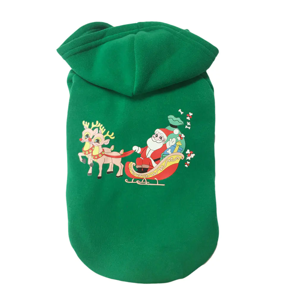 Cotton Sweater Coat for Dogs - Christmas Apparel