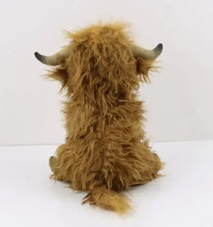 Unboring Abodes Scottish Highland Cow Plush