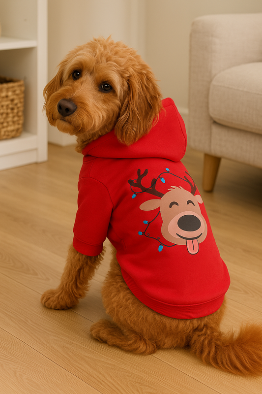 Cotton Sweater Coat for Dogs - Christmas Apparel