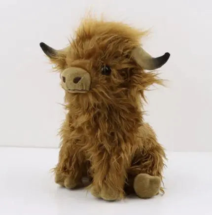Unboring Abodes Scottish Highland Cow Plush
