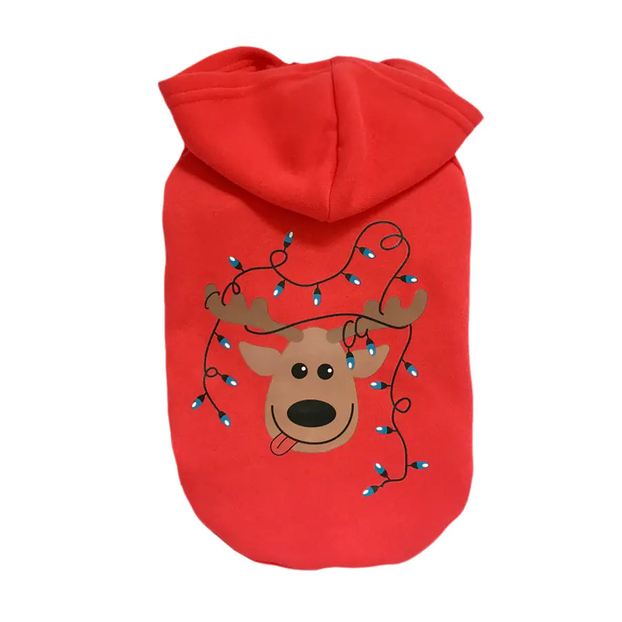 Cotton Sweater Coat for Dogs - Christmas Apparel